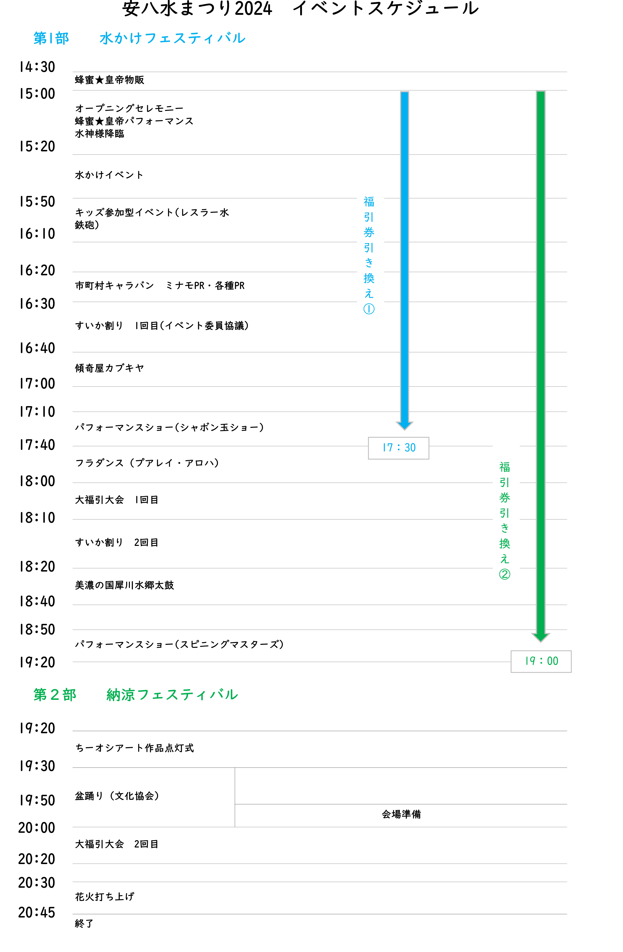 スケジュールの画像